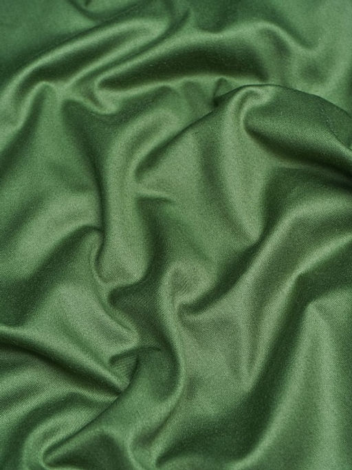 Сатин цв.Зеленый папоротник, ш.2.2м, хлопок-100%, 135гр/м.кв - Купава фото 2