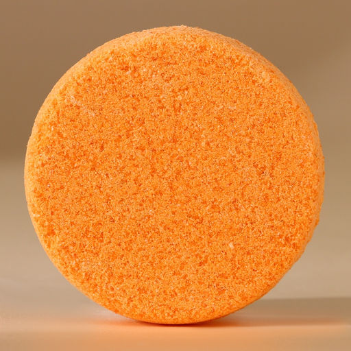 Цена за 2 шт. Бомбочка для ванны URAL LAB Мишка, 100 г, аромат апельсинового пирога, Новый Год