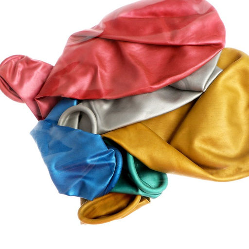 Шар латексный 12" «Хром», набор 5 шт., МИКС