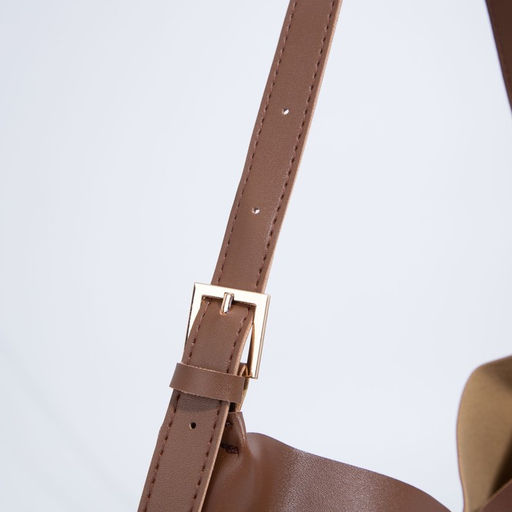 Сумка-мешок на магните, косметичка на молнии, цвет коричневый - Simaland фото 3