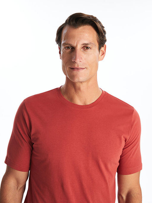 Bisiklet Yaka Penye Erkek Ti??rt