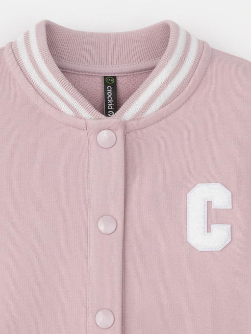 КР 302675-1/розовый лед жакет (бомбер) для дев