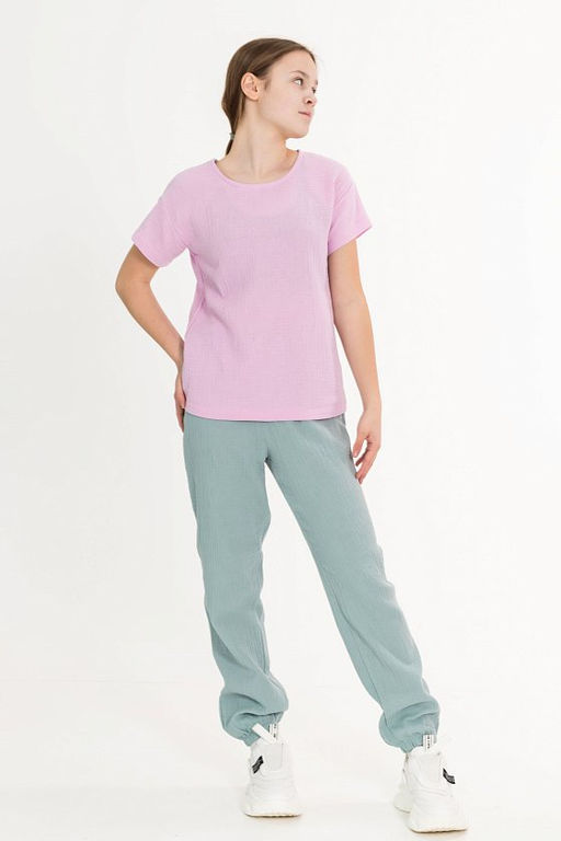 Брюки М223023е Шалфей светлый - Елена фото 2