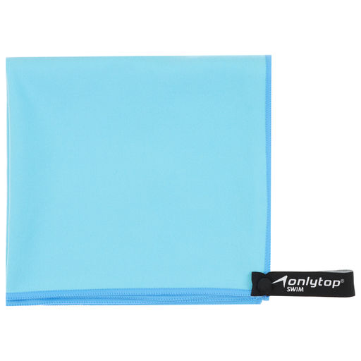 Полотенце из микрофибры ONLYTOP, 76?152 см, голубое