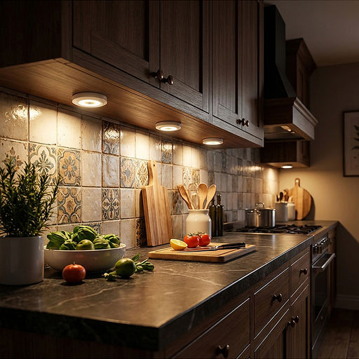 Ночник "Круг света" на листе