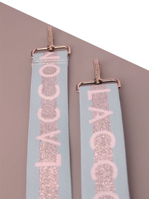 LACCOMA ремень 1000-3,8-голубой полиэстр  фото 2