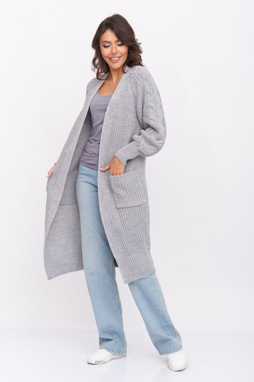 Кардиган Д 3084/серый (1755) - Текстильная мануфактура фото 8
