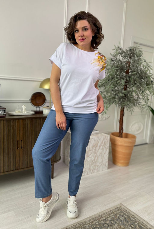 Джемпер Rumoda 2132 белый  фото 3