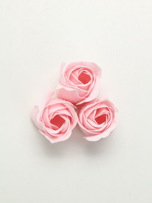 Цена за 2 шт. Мыло твердое лепестковое Самой прекрасной, 3 шт., нежно-розовое