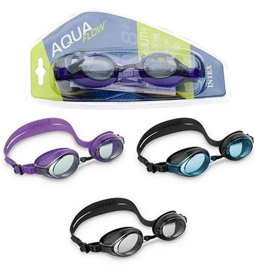 Очки для плавания Pro Racing Goggles, 3 цвета в ассорт, от 8-ми лет