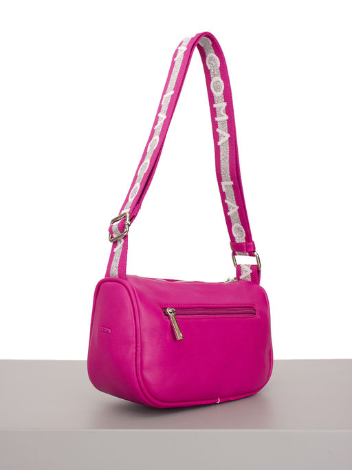 LACCOMA сумка Мелани-Ф826-фуксия эко кожа хлопок  фото 2
