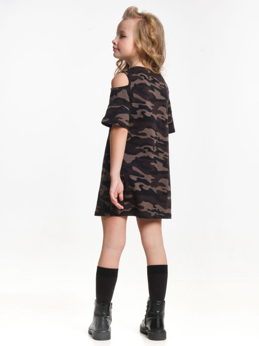 Платье UD 4583 хаки камуфляж - Mini maxi фото 2