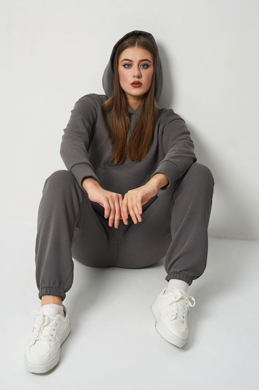 Арт.2904 Костюм женский с начесом 44-52 (5 шт) Цвет:темно-серый - Калинка фото 11