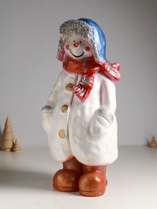 Копилка для денег Снеговик, гипс, 49?22?16 см