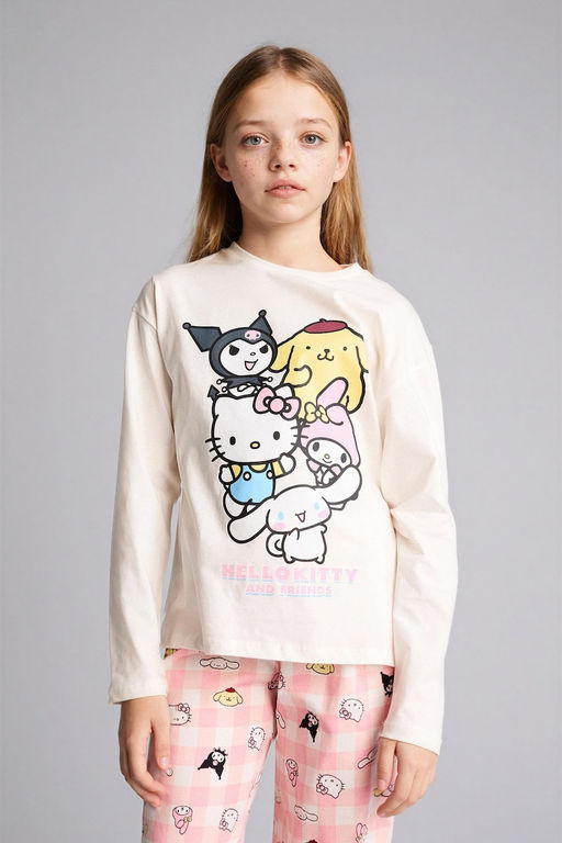 %100 Pamuk D_sney L_lo & St_tch 2li Pijama Tak_m_ K_z Bebek - Defacto фото 3