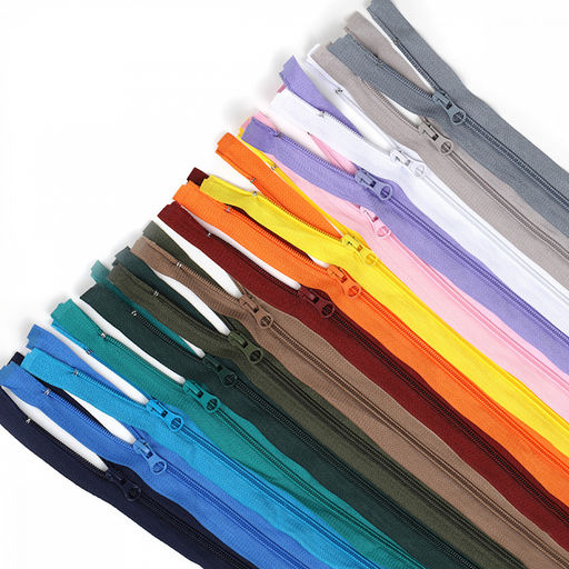 Молния Mzip пласт. спираль №5-N 85см АССОРТИ уп.15цв