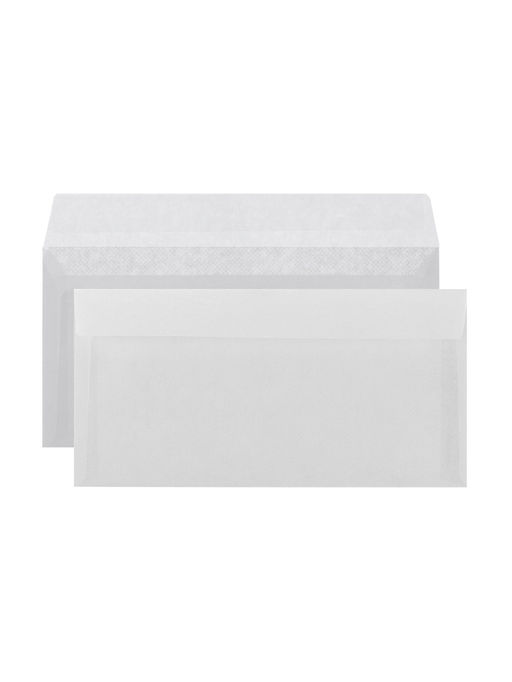 Цена за 1000 шт. Конверт почтовый Е65 110×220 мм, без подсказа, без окна, отрывная лента, внутренняя запечатка, 80 г/м²