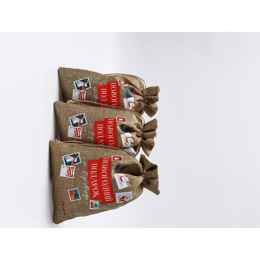 Набор мешков с термонаклейкой «Почта», холща, 3 штуки, 16 х 24 см