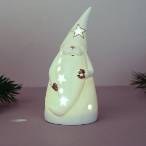 Фигурка Дед мороз с подсветкой 13 см / YZ5549 /уп 6/108/Новый год - Галеонтрейд фото 4