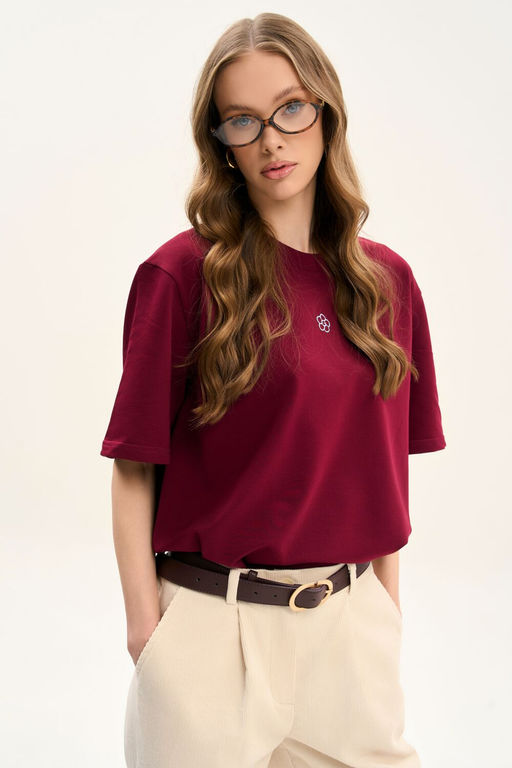 Футболка GO F1001F/12-01.164-170 вишня фото 2