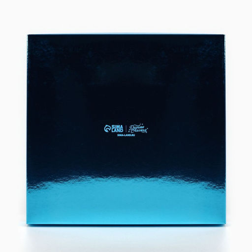 Цена за 5 шт. Коробка для для муссовых пирожных «Синяя», 17.8 х 17.8 х 6.5 см