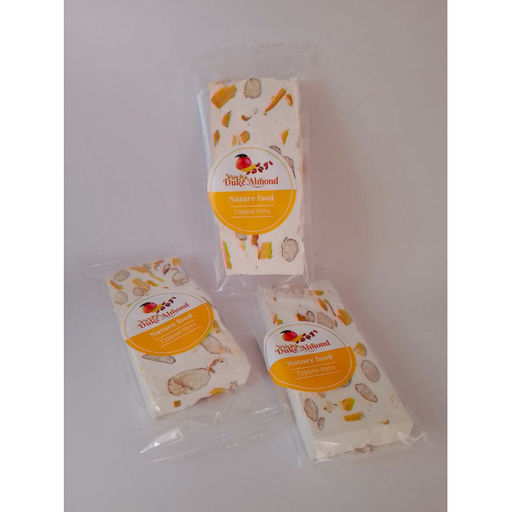 Туррон, блок с миндалем и манго (Нуга с орехами), 16шт*50г - Almendro фото 3
