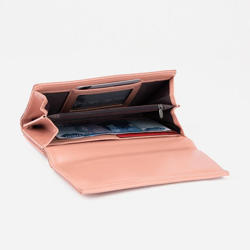 Кошелёк на магнитах, цвет розовый - Simaland фото 5