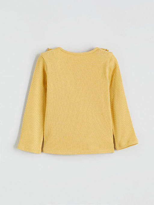 F?rf?r Yaka Detayl? K?z ?ocuk Fitilli Ti??rt