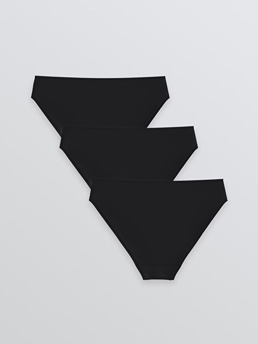 B?y?k Beden D?z Bikini K?lot 3l?