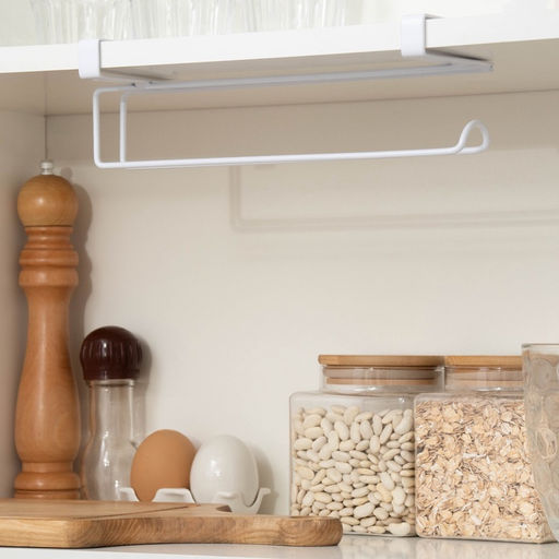 Держатель для полотенец навесной Доляна, 27×7.5×9.5 см, белый