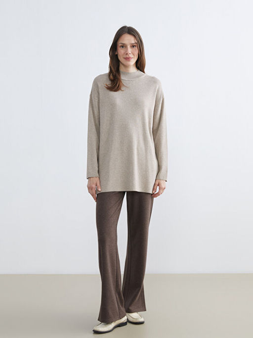 Dik Yaka Kad?n Triko Kazak