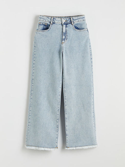 Wideleg K?z ?ocuk Jean Pantolon