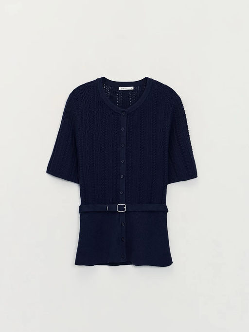 Приталенный кардиган с поясом / Zarina  фото 7