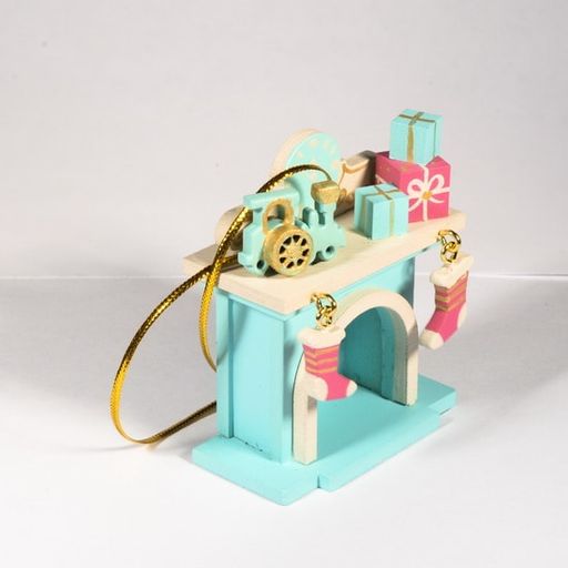 Елочная игрушка - Камин 56GG64-25804 P - Idh фото 5