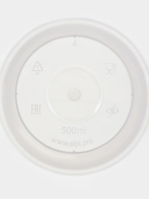 Стаканы одноразовые Bubble cup, набор 25 шт., 500 мл, d=9 см, h=13.6 см, пластик, матовые, прозрачные