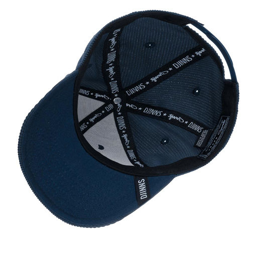 Бейсболка DJINNS арт. 6P TrueFit Cord Mountains (темно-синий)