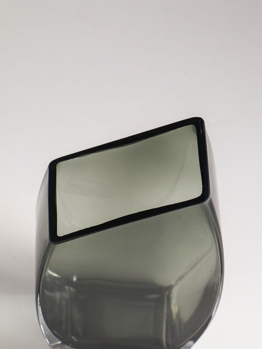 Ваза, «Эйми», 20×11 см, стекло, серая