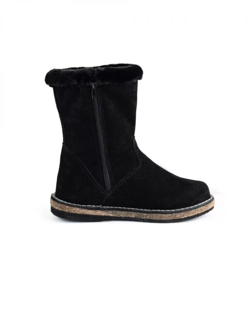 Сапожки женские замшевые Галина войлочная подошва