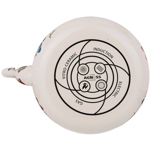 ЧАЙНИК AGNESS ЭМАЛИРОВАННЫЙ СЕРИЯ ФРУКТЫ 2,5 Л  фото 5