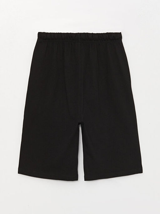 Beli Lastikli Bask?l? Erkek ?ocuk ?ort - Waikiki фото 2