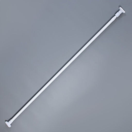 Карниз для ванной Доляна, телескопический, 140–260 см, усиленный, белый
