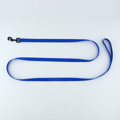 Поводок биотановый 2,5м х 20 мм, синий - Пушистое счастье фото 3