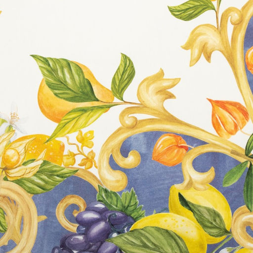 Скатерть «Этель» Southern fruits, d=215 см с ГМВО, 100% хлопок, саржа 190 г/м²