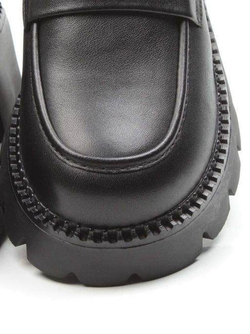 03-5938 BLACK Лоферы женские (натуральная кожа)