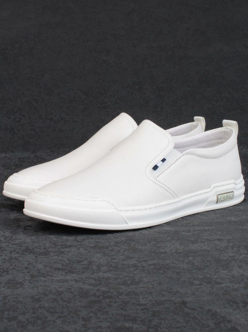 03-58571-JD01 WHITE Полуботинки спортивные мужские (натуральная кожа)