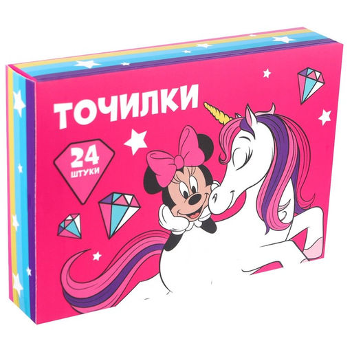Цена за 24 шт. Точилка пластиковая, «Мышка»