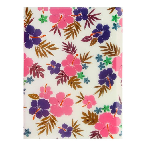 Папка с 30 вкладышами Calligrata Цветы А4, пластик, 400 мкм, МИКС  фото 5