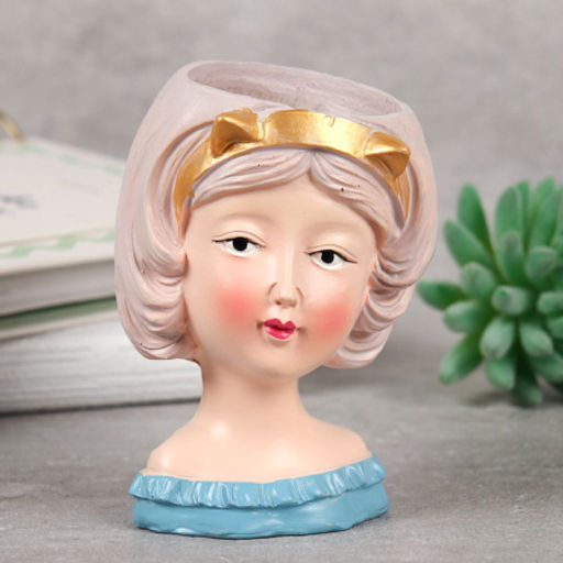 Кашпо 8,5х6х12 см Девушки / WN39 /уп 12/96/ цветное - Галеонтрейд фото 7