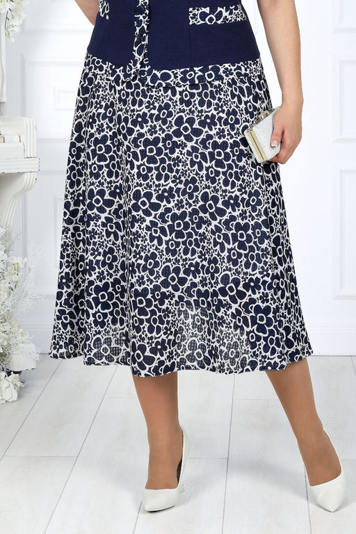 Платье Ninele 7431-Р темно-синий - Mira fashion фото 2556