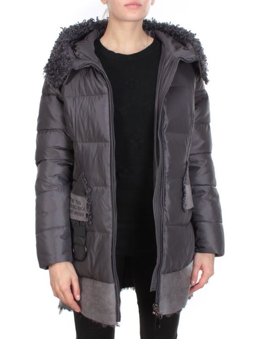 2015 DARK GREY Куртка зимняя женская CORUSKY (200 гр. холлофайбера) - Fashion фото 6